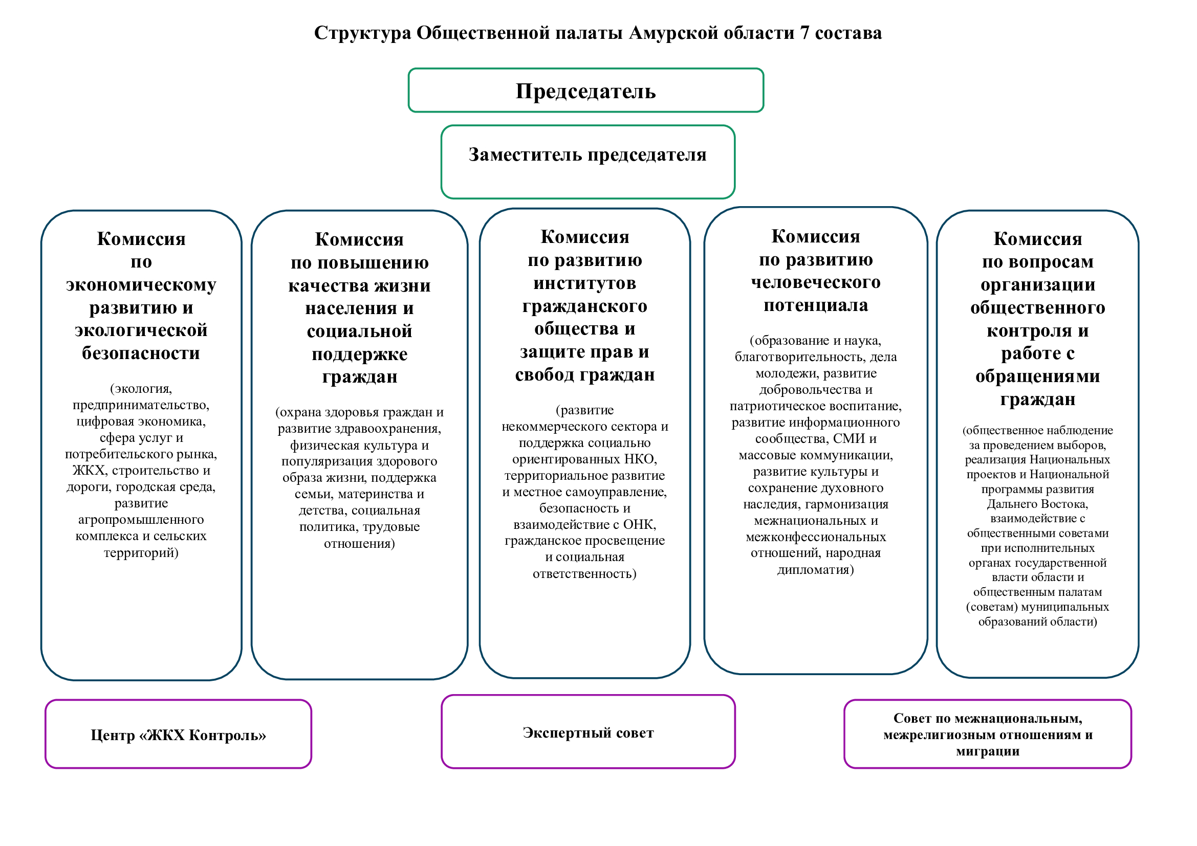 СТРУКТУРА | Общественная палата Амурской области